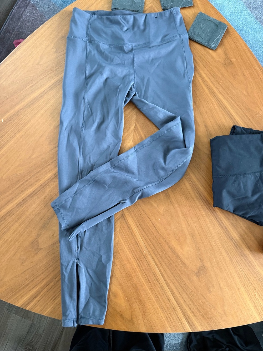 Light Blue/Gray Performance Leggings